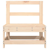 Garden Middle Sofa Solid Wood Pine