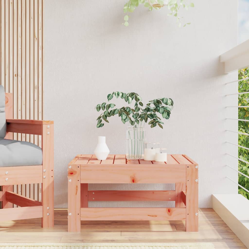 Garden Footstool Solid Wood Douglas