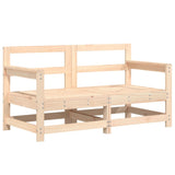 Garden Corner Sofas 2 pcs Solid Wood Pine