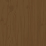 4 Piece Garden Lounge Set Honey Brown Solid Wood Pine