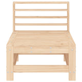 Garden Middle Sofa Solid Wood Pine