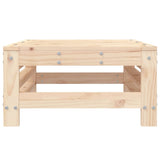 Garden Footstool Solid Wood Pine