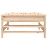 Garden Footstool Solid Wood Pine