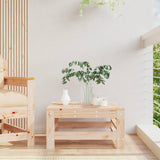 Garden Footstool Solid Wood Pine