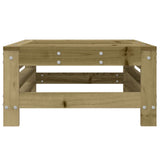 Garden Footstool Impregnated Wood Pine