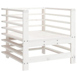 Garden Chairs 2 pcs White Solid Wood Pine
