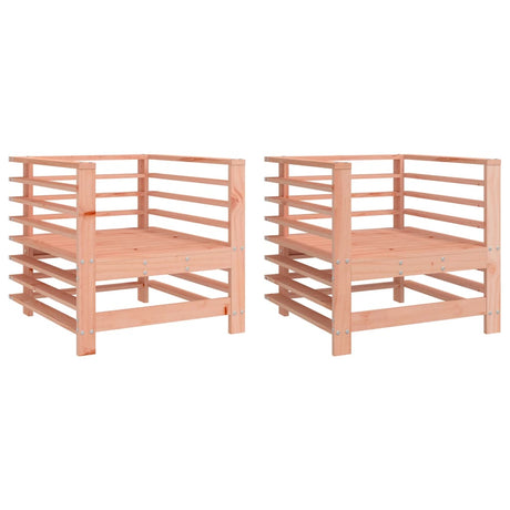 Garden Chairs 2 pcs Solid Wood Douglas