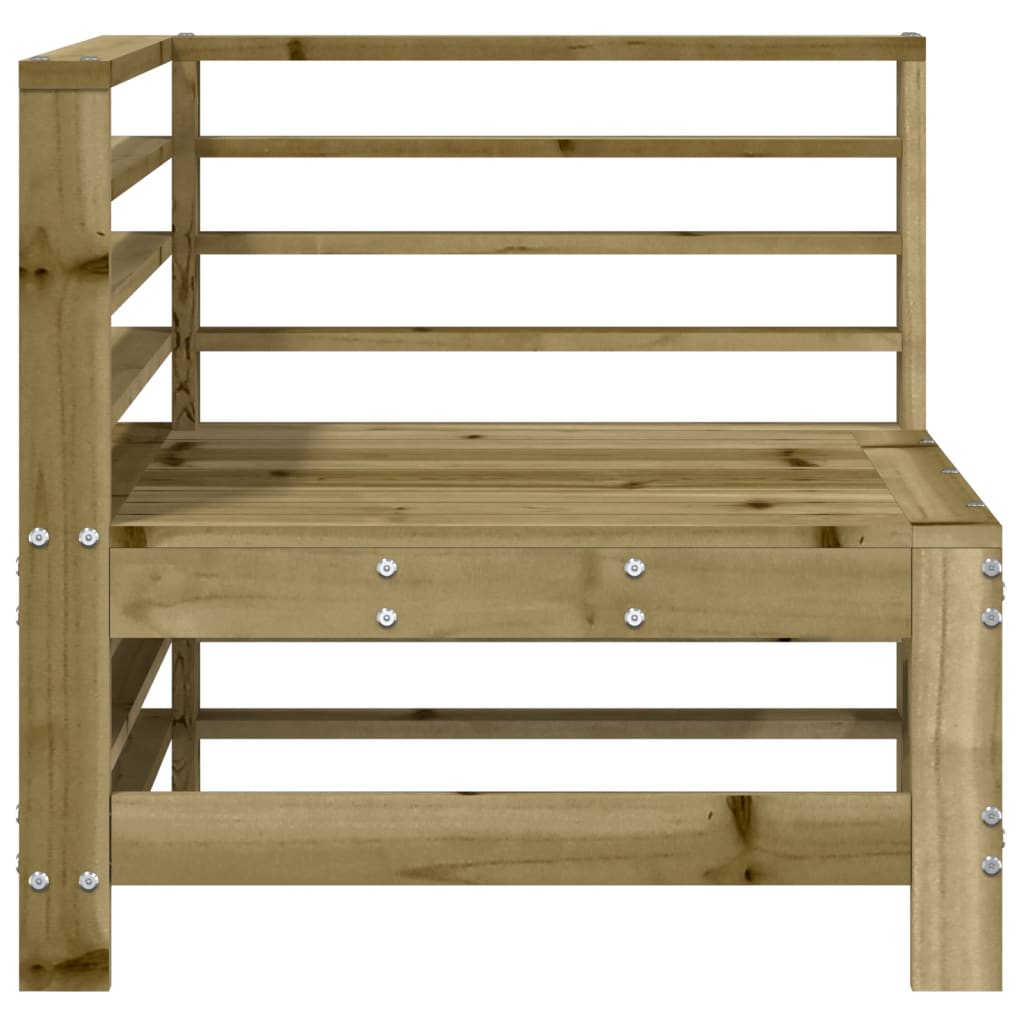 Garden Corner Sofas 2 pcs Impregnated Wood Pine