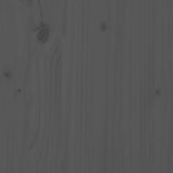 Garden Footstool Grey 120x80 cm Solid Wood Pine