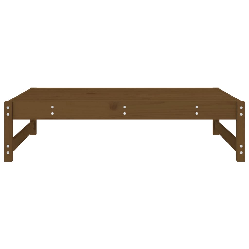 Garden Footstool Honey Brown 120x80 cm Solid Wood Pine