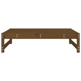 Garden Footstool Honey Brown 120x80 cm Solid Wood Pine