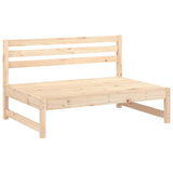 2 Piece Garden Lounge Set Solid Wood Pine