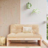 Garden Middle Sofa 120x80 cm Solid Wood Pine