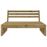 Garden Middle Sofa 120x80 cm Impregnated Wood Pine