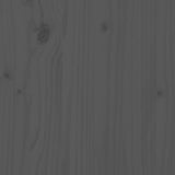 Garden Footstool Grey 120x80 cm Solid Wood Pine