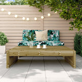Garden Footstool 120x80 cm Impregnated Wood Pine