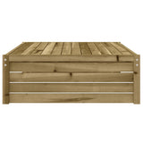 Garden Footstool 120x80 cm Impregnated Wood Pine