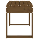 Garden Bench Honey Brown 80x38x45 cm Solid Wood Pine