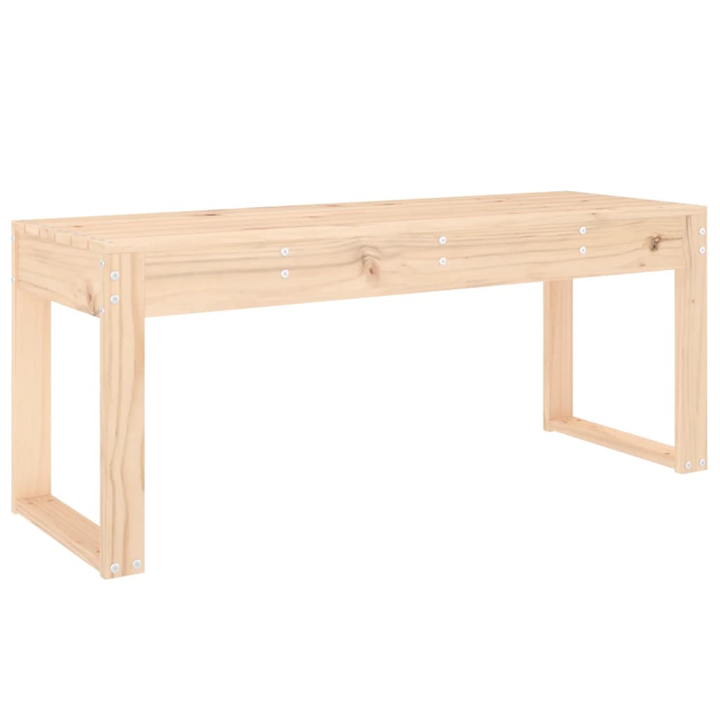 Garden Bench 110x38x45 cm Solid Wood Pine