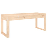 Garden Bench 110x38x45 cm Solid Wood Pine
