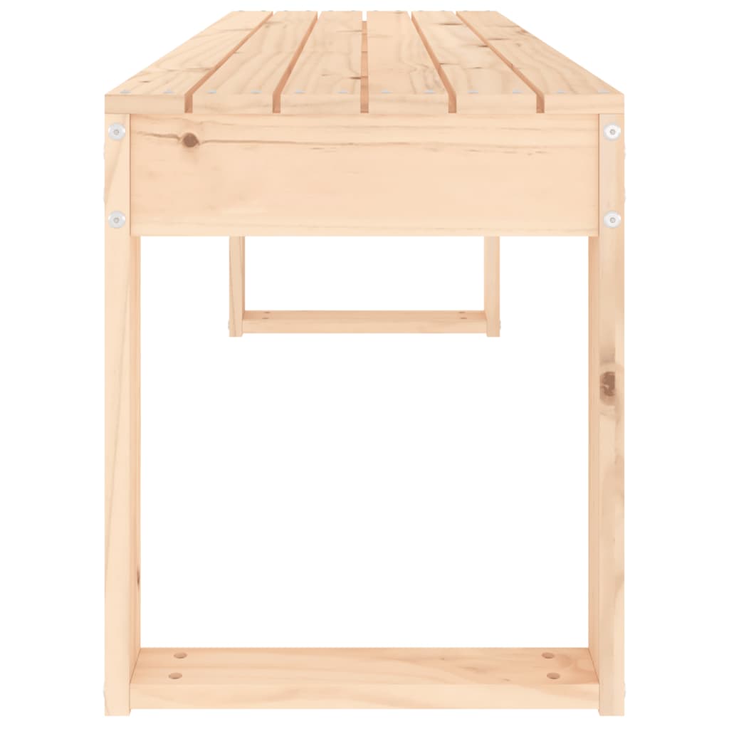 Garden Bench 110x38x45 cm Solid Wood Pine