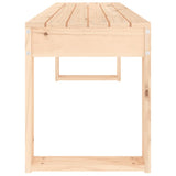 Garden Bench 110x38x45 cm Solid Wood Pine