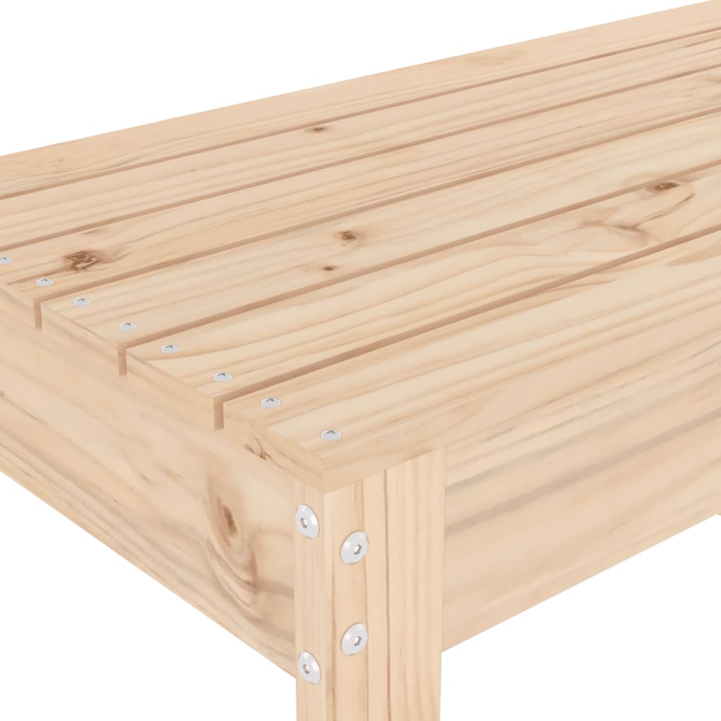 Garden Bench 110x38x45 cm Solid Wood Pine