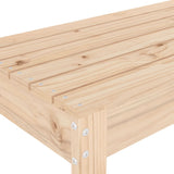 Garden Bench 110x38x45 cm Solid Wood Pine