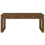 Garden Bench Honey Brown 110x38x45 cm Solid Wood Pine