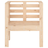 Garden Chairs 2 pcs 61.5x53x71 cm Solid Wood Pine