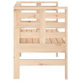 Garden Bench 111.5x53x71 cm Solid Wood Pine