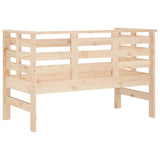 Garden Bench 111.5x53x71 cm Solid Wood Pine