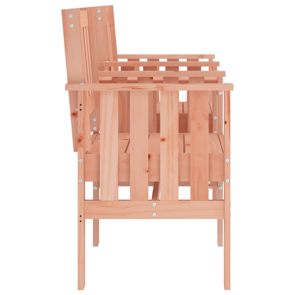 Garden Bench with Table 2-Seater Solid Wood Douglas