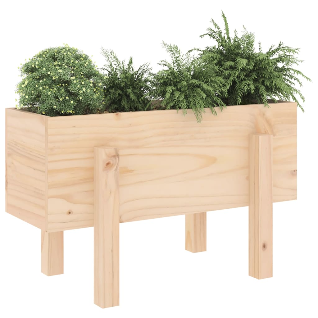 Garden Planter 62x30x38 cm Solid Wood Pine