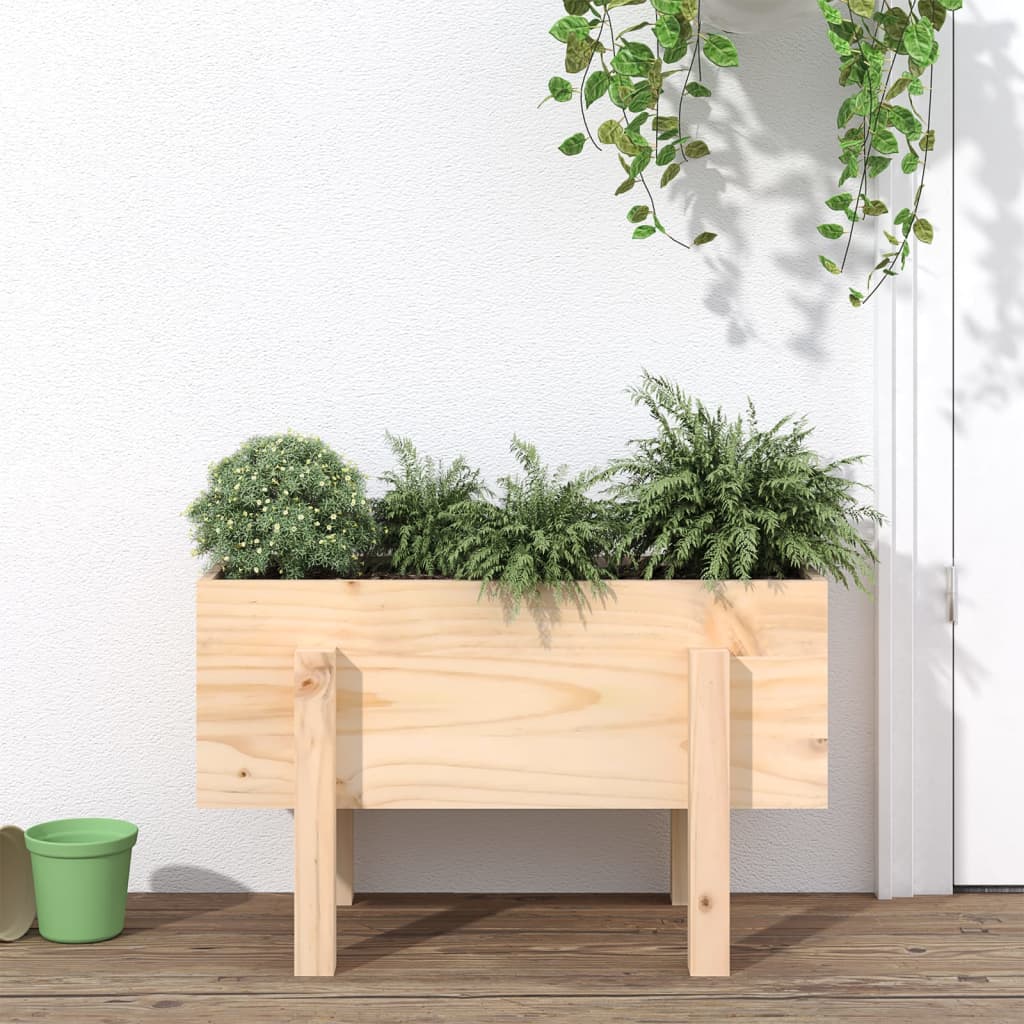 Garden Planter 62x30x38 cm Solid Wood Pine