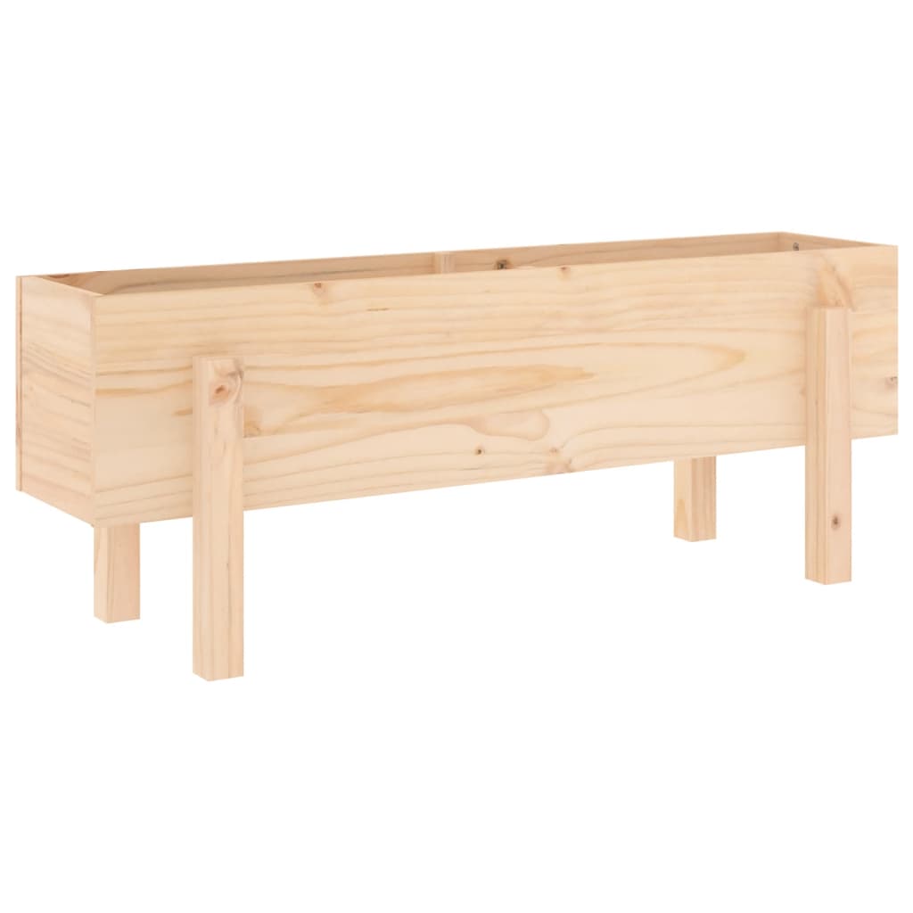 Garden Raised Bed 101x30x38 cm Solid Wood Pine