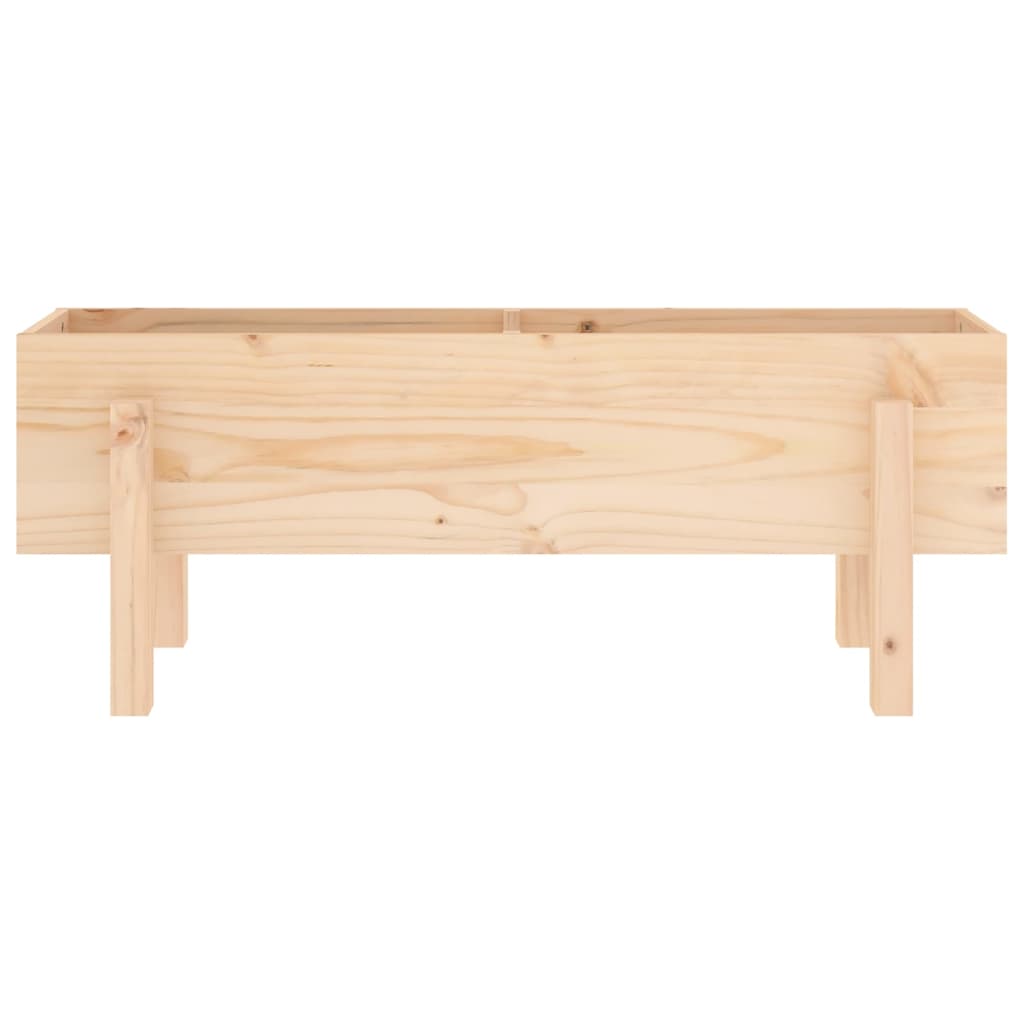 Garden Raised Bed 101x30x38 cm Solid Wood Pine
