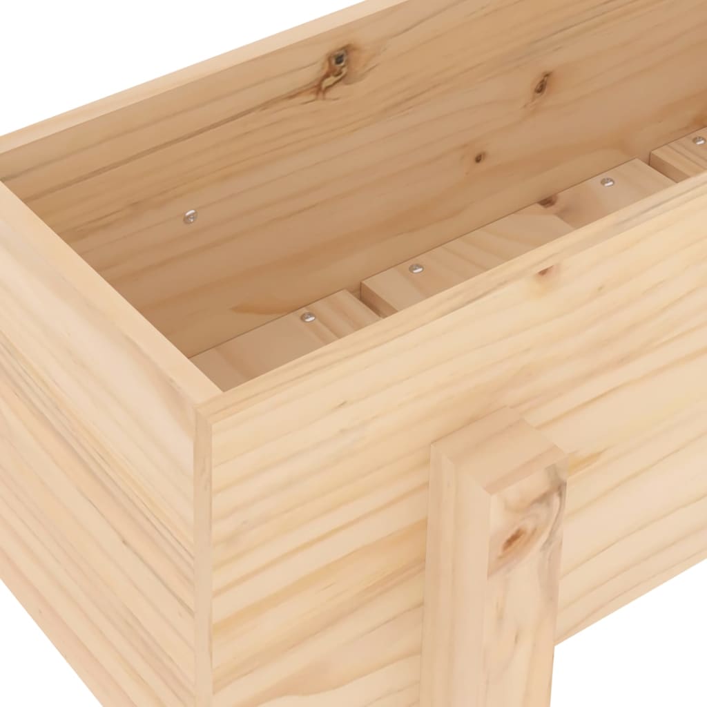 Garden Raised Bed 101x30x38 cm Solid Wood Pine