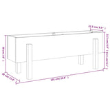 Garden Raised Bed 101x30x38 cm Solid Wood Pine