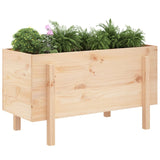 Garden Raised Bed 101x50x57 cm Solid Wood Pine