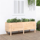 Garden Raised Bed 160x50x57 cm Solid Wood Pine