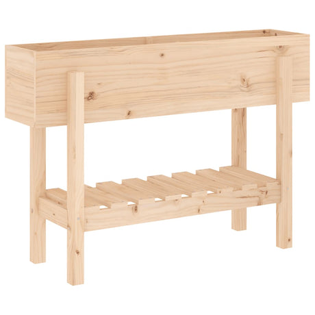 Garden Raised Bed 101x30x69 cm Solid Wood Pine