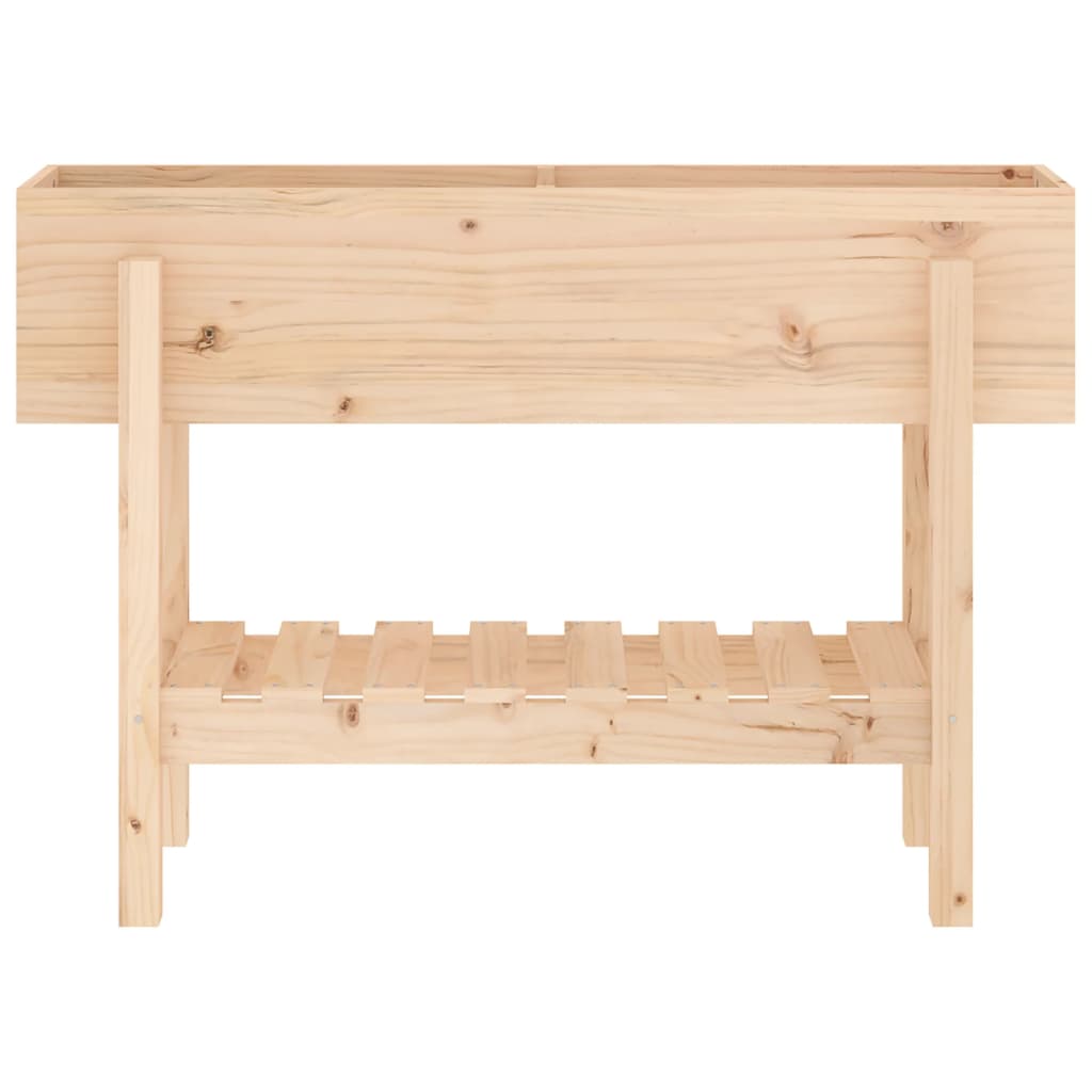 Garden Raised Bed 101x30x69 cm Solid Wood Pine