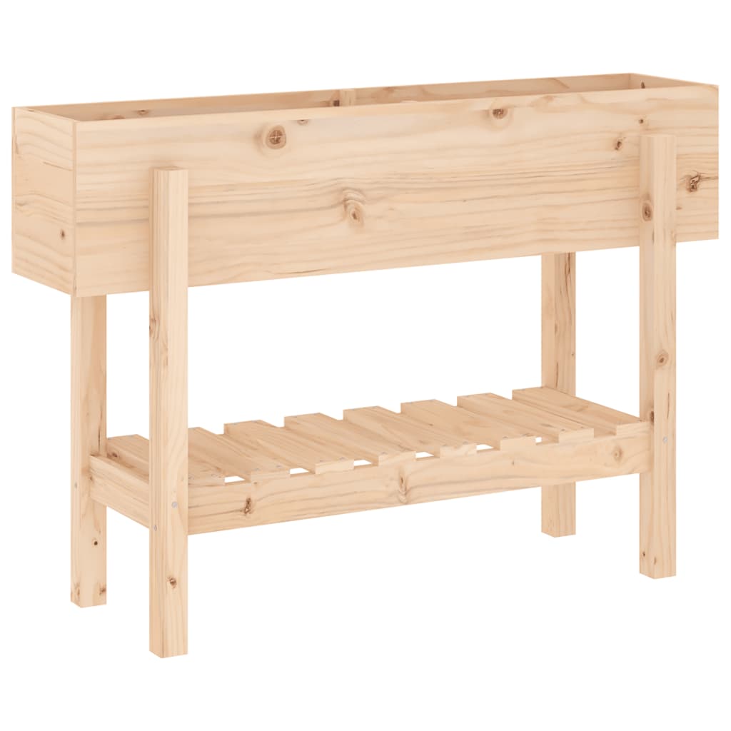 Garden Raised Bed 101x30x69 cm Solid Wood Pine