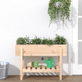 Garden Raised Bed 101x30x69 cm Solid Wood Pine