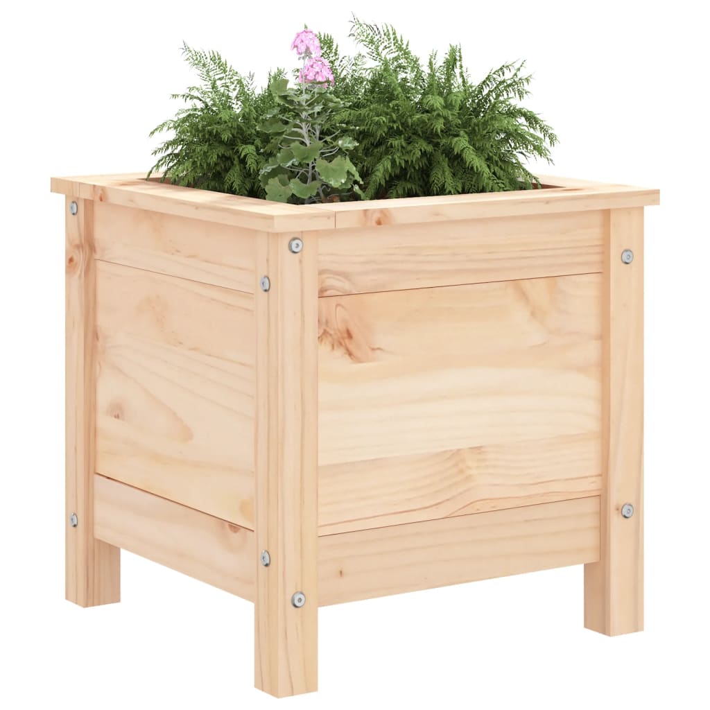 Garden Planter 40x40x39 cm Solid Wood Pine