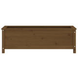 Garden Raised Bed Honey Brown 119.5x40x39 cm Solid Wood Pine