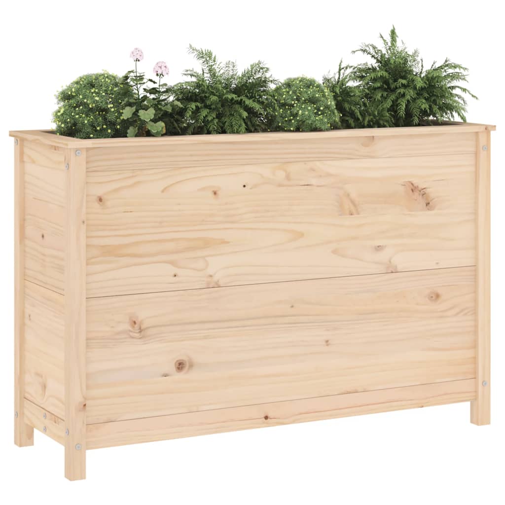 Garden Raised Bed 119.5x40x78 cm Solid Wood Pine