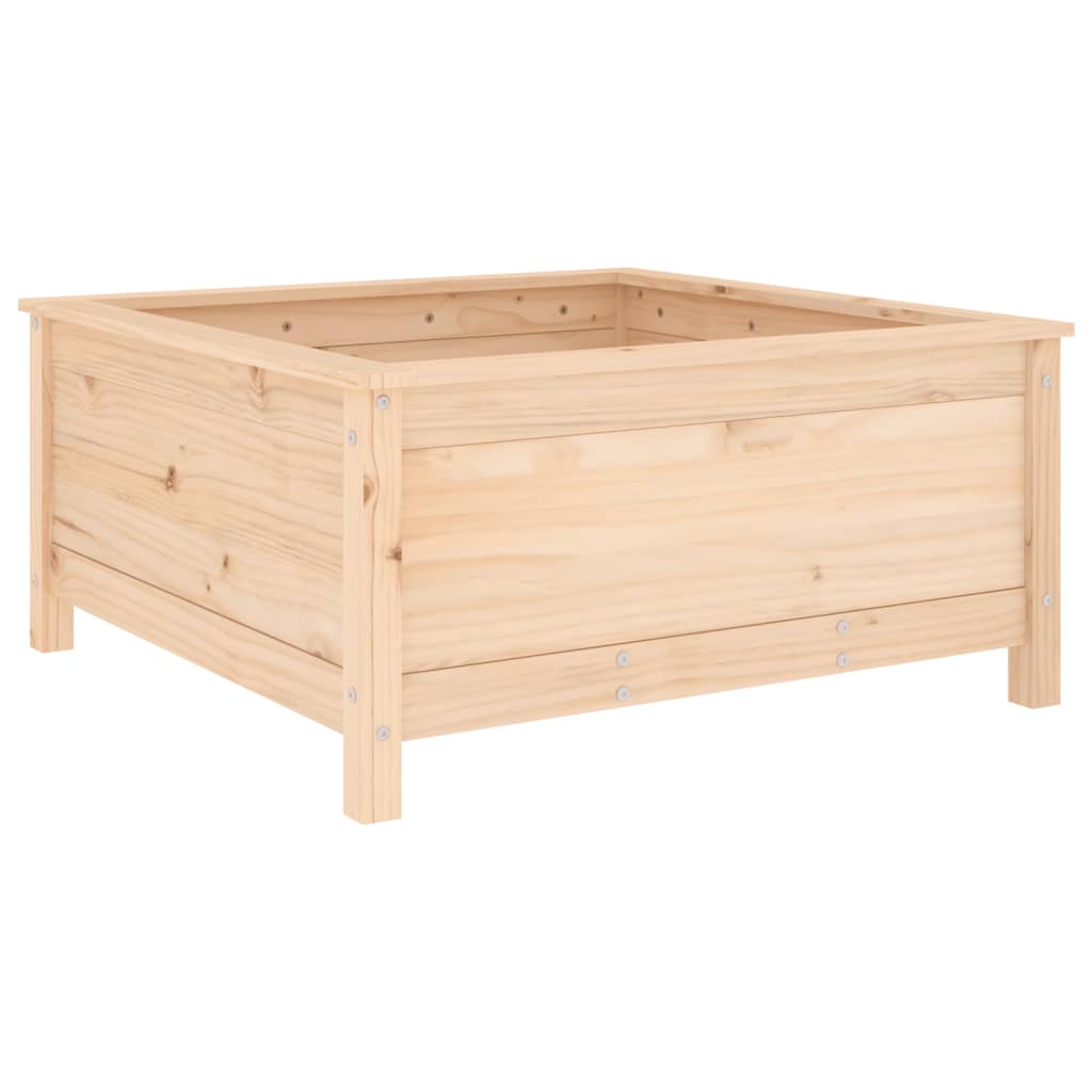 Garden Planter 82.5x82.5x39 cm Solid Wood Pine