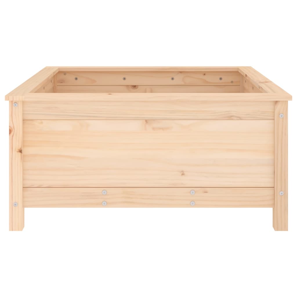 Garden Planter 82.5x82.5x39 cm Solid Wood Pine